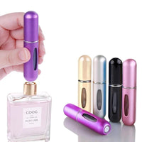 Pack of 4 – Mini Refillable Perfume Atomizer Bottles (5ml Each) | ALL BAZAR