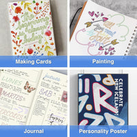 12-Color Shimmer Outline Markers for Kids – Double Line Glitter Pens | ALL BAZAR