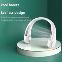Portable Bladeless Neck Fan – USB Rechargeable Hanging Personal Cooler for Outdoor Sports | ALL BAZAR