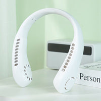 Portable Bladeless Neck Fan – USB Rechargeable Hanging Personal Cooler for Outdoor Sports | ALL BAZAR