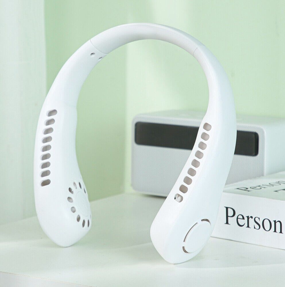 Portable Bladeless Neck Fan – USB Rechargeable Hanging Personal Cooler for Outdoor Sports | ALL BAZAR