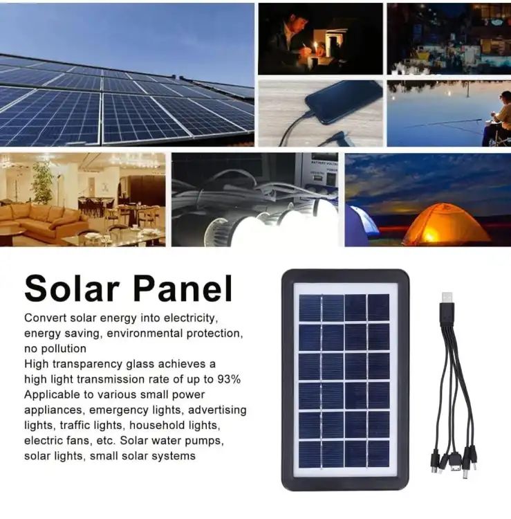 Portable Solar Panel GD-10X – Multi-Functional Power Supply | ALL BAZAR