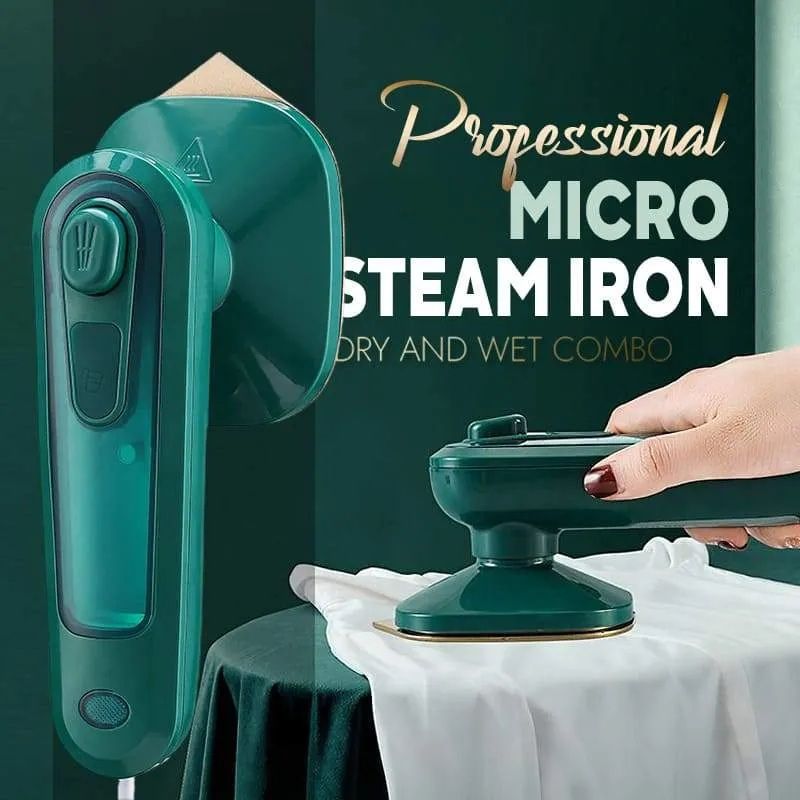 Professional Portable Mini Electric Steam Iron | Handheld Garment Steamer for Clothes – ALL BAZAR