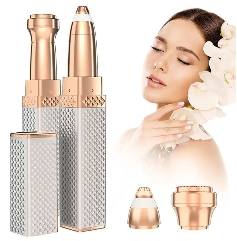 Rechargeable 2-in-1 Women’s Hair Remover & Facial Trimmer – Painless Beauty Tool | ALL BAZAR