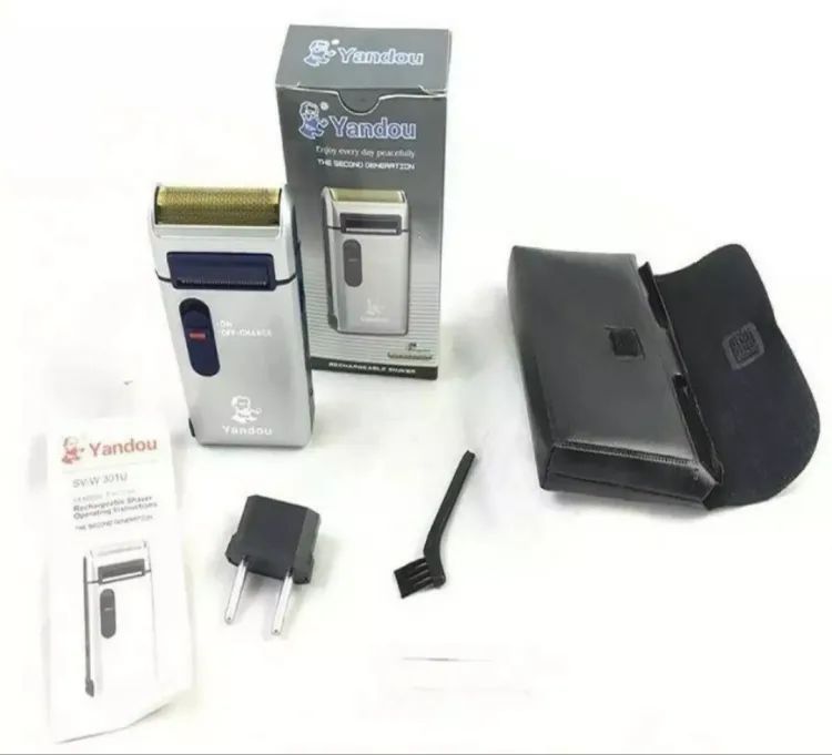 W301U Rechargeable Shaver & Beard Trimmer – Portable ElectrYandou SV-ic Razor | ALL BAZAR