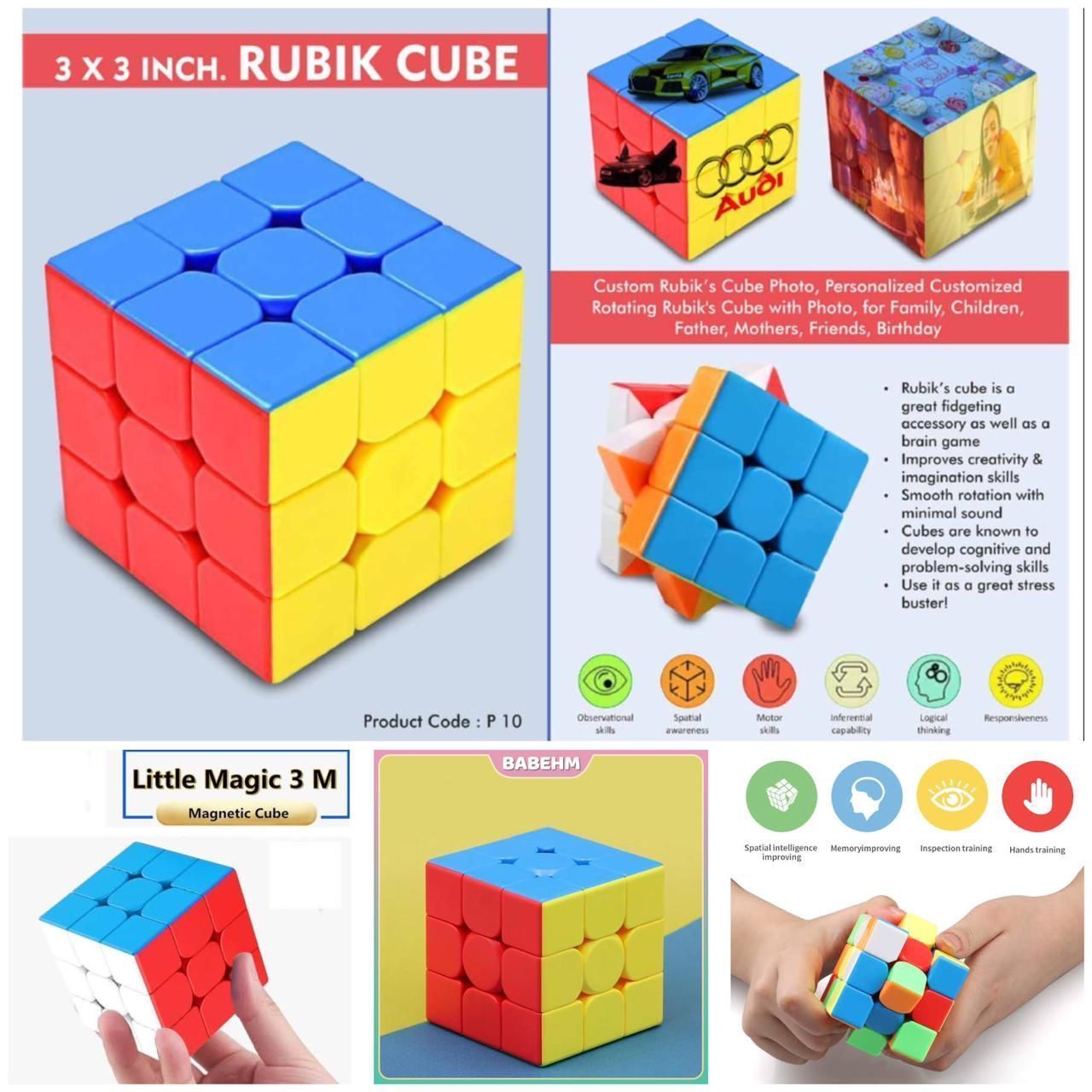 🧠Qiyi Warrior W Rubik’s Speed Cube – Stickerless & Super Smooth 🌀 | ALL BAZAR