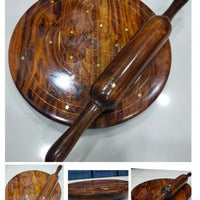 Sheesham Wooden Chakla Belon Set – Deluxe 4 in 1 Traditional Roti Making Kit | ALL BAZAR