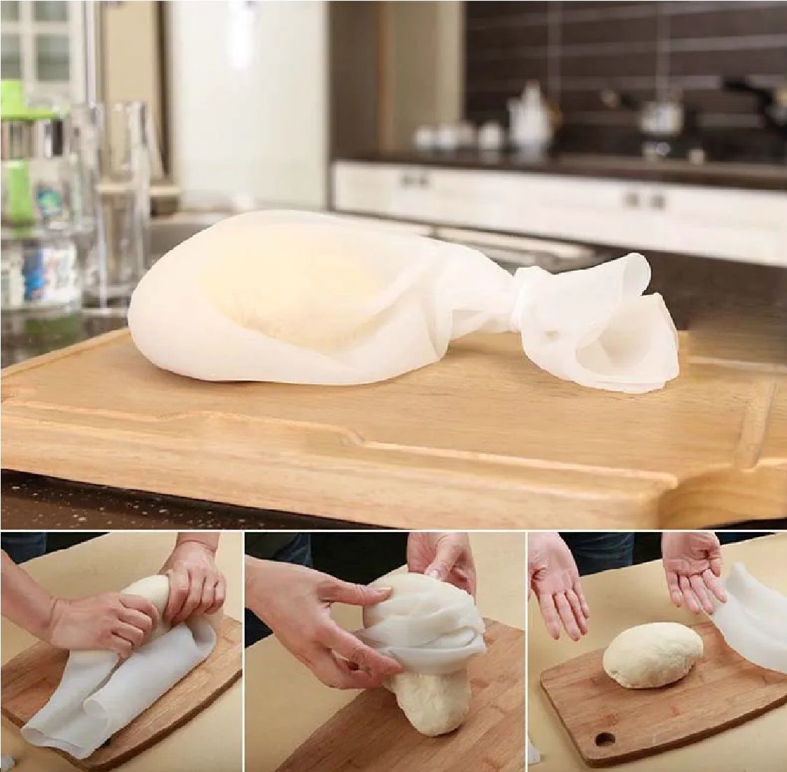 Silicone Dough Kneading Bag – Multi-Functional Flour Mixing & Pastry Dough Maker | ALL BAZAR