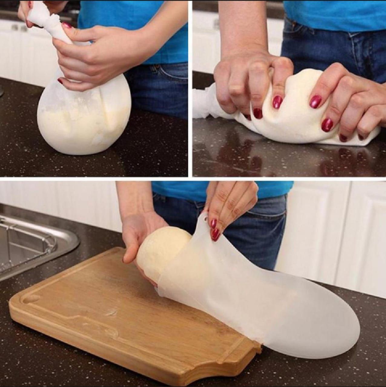 Silicone Dough Kneading Bag – Multi-Functional Flour Mixing & Pastry Dough Maker | ALL BAZAR