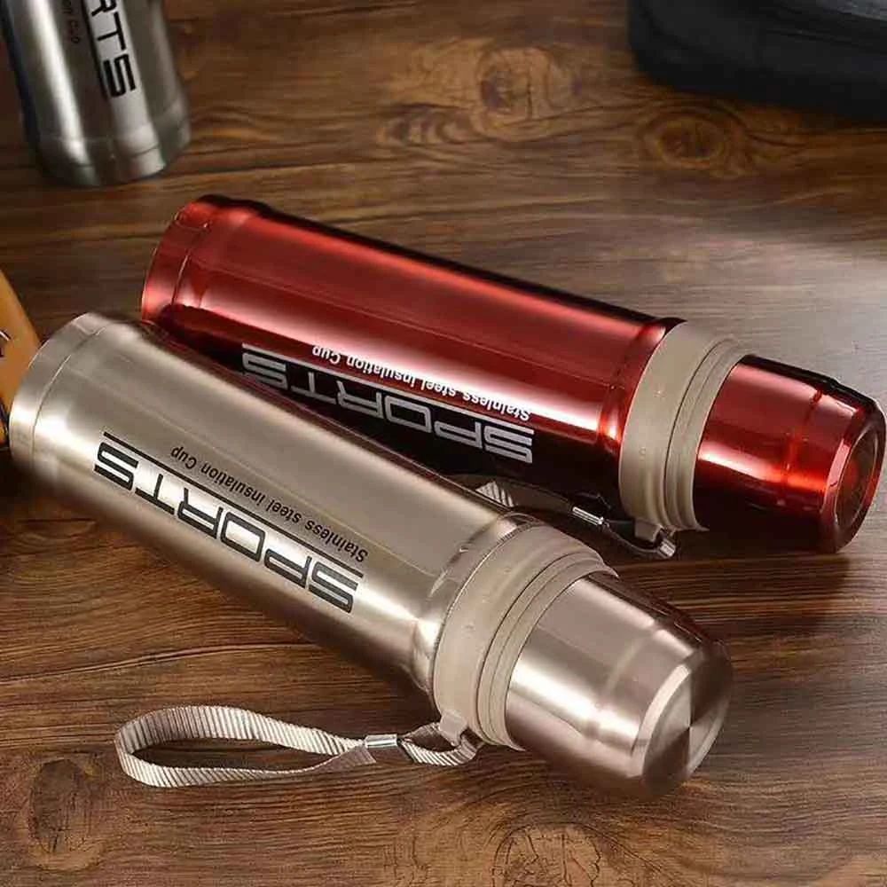 Sports Vacuum Flask 750ml – Stainless Steel Hot & Cold Thermos Water Bottle | ALL BAZAR