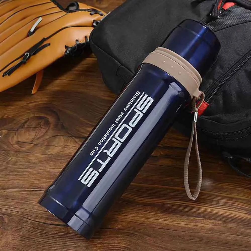 Sports Vacuum Flask 750ml – Stainless Steel Hot & Cold Thermos Water Bottle | ALL BAZAR