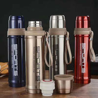 Sports Vacuum Flask 750ml – Stainless Steel Hot & Cold Thermos Water Bottle | ALL BAZAR