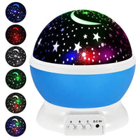 Star Lamp Projector – 360° Rotating Starry Sky Moon Night Light | LED RGB Galaxy Projector Lamp | ALL BAZAR