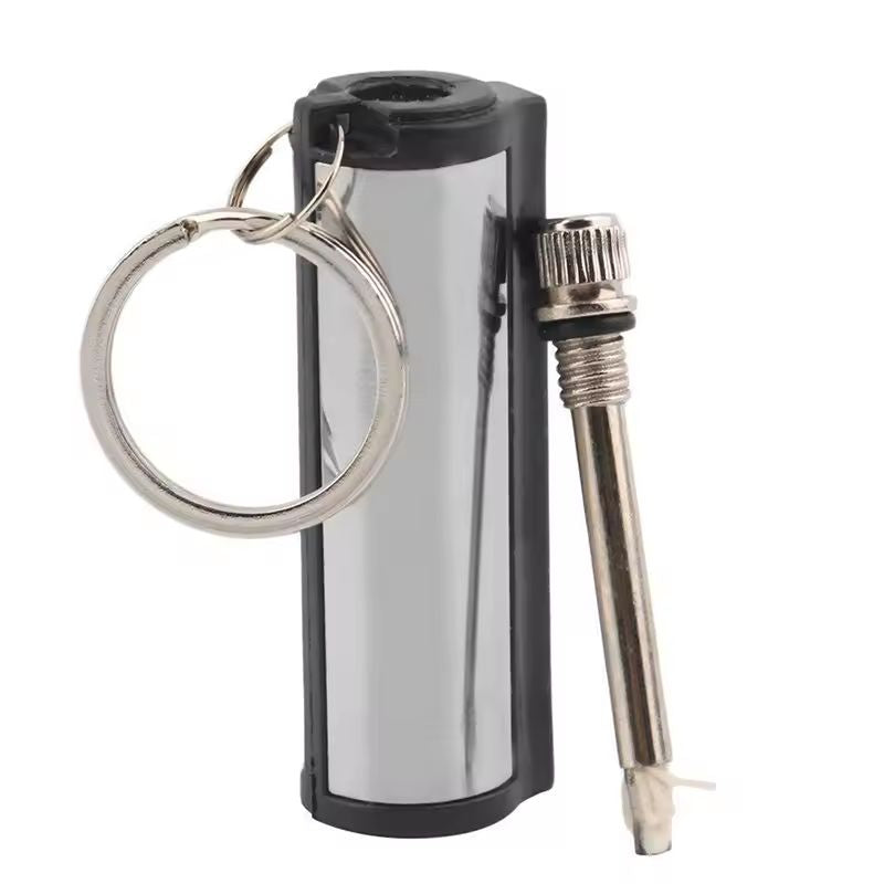 Portable Metal Waterproof Permanent Lighter Keychain – Outdoor Camping Survival Tool | ALL BAZAR