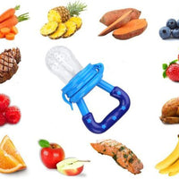 🍼 Combo Baby Spoon Feeder Bottle + Free Fruit Pacifier | ALL BAZAR