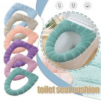 Pack of 2-Toilet Seat Cushion Cover – Warm, Washable, Universal Fit Bathroom Mat | ALL BAZAR