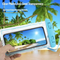 4-Universal Mobile Phone Waterproof Bag – Transparent 3-Layer Sealed Case, Dustproof & Underwater Pouch | ALL BAZAR