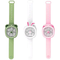 🧊 Cool & Cute Cartoon Fan Watch for Kids – 3-Speed Rechargeable Wrist Fan | ALL BAZAR