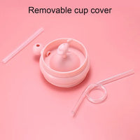 🐳 Kids Whale Spray Water Cup with Strap & Straw – Drop-Proof | ALL BAZAR