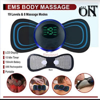 Pack of 2 Massagers – Mini EMS Massager & Foot Massage Pad | Relaxation & Pain Relief | ALL BAZAR